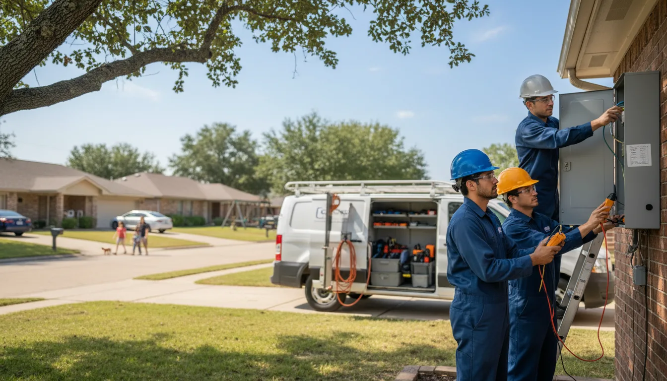 Certified electrician providing emergency electrical services in Freedom, OK